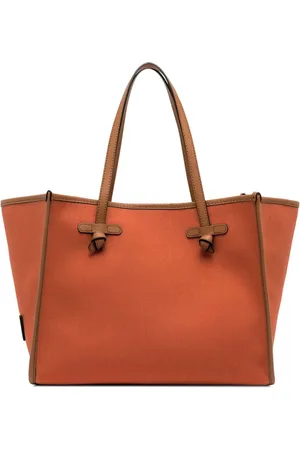 Gianni chiarini Tote Bags, female, , ONE SIZE, Canvas Shopping Bag with Leather Clutch