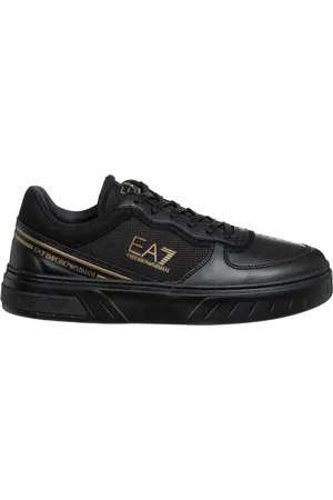 EA7 Sneakers, male, , 7 UK, Plain Lace-Up Trainers