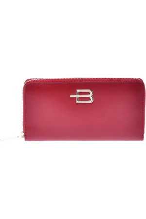 BALDININI Wallets & Cardholders, female, , ONE SIZE, Wallet in red saffiano with zip