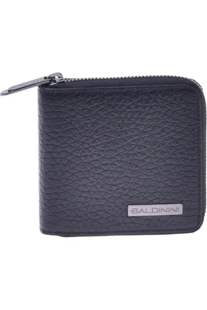 BALDININI Wallets & Cardholders, male, , ONE SIZE, Wallet with Zip in Tumbled Leather