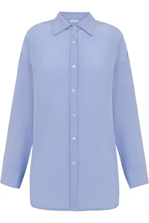 P.A.R.O.S.H. Shirts, female, , S, Silk Shirt with Relaxed Fit