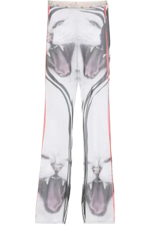 OTTOLINGER White Trousers with Elasticated Waistband
