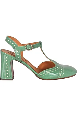 Chie Mihara Jade Leather Round Toe Heels