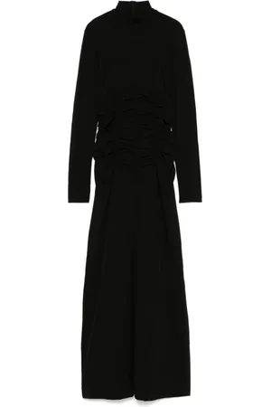 BITE Maxi Dresses, female, , XS, Ruffle Dress with Long Sleeves