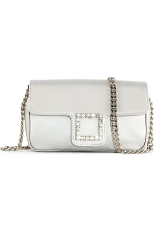 ROBERTO FESTA Lunette Shoulder Bag with Crystal Bezels