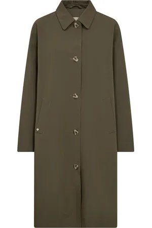 Mos Mosh Trench Coats, female, , S, Rain Trenchcoat Sea Turtle Style