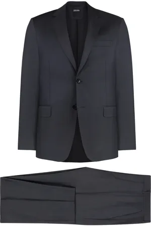 Ermenegildo Zegna Single Breasted Suits, male, , 2XL, Wool Blend Two-Piece Suit