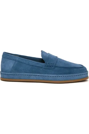 Hogan Loafers, female, , 6 UK, Suede Slip-On Jeans Shoes