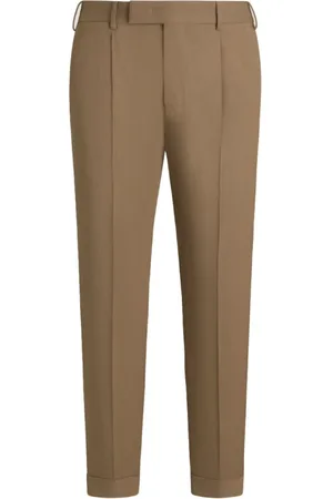 PT Torino Suit Trousers, male, , XL, Relaxed wool trousers ankle length