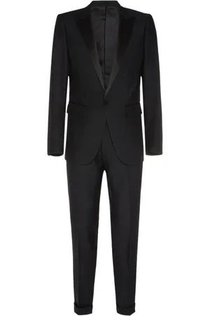 Dsquared2 Single Breasted Suits, male, , S, Silk and Wool Evening Dress