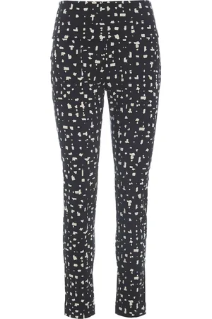 Bitte Kai Rand Slim-fit Trousers, female, , 2XL, Graphic Ivory Stickers Trousers