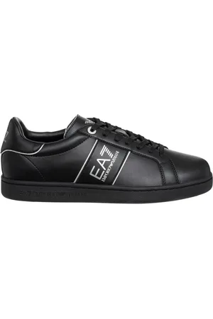 EA7 Plain Lace-Up Trainers