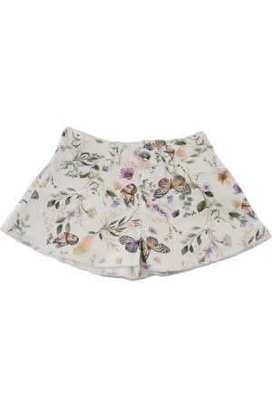 Liu Jo Shorts, female, , 6 Y, Denim Shorts with Floral Pattern