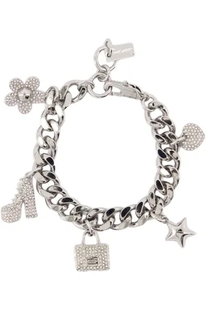 Marc Jacobs Bracelets, female, , ONE SIZE, Pave Mini Icon Charm Bracelet