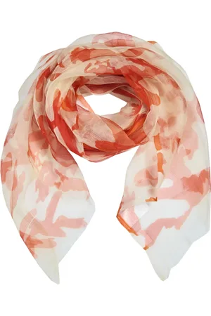 Bitte Kai Rand Silky Scarves, female, , ONE SIZE, Shadow Print Dusty Quartz Double Layer Silk Scarf