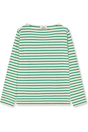 Mads Norgaard Long Sleeve Tops, female, , 2XL, Long Sleeve Tee Silk