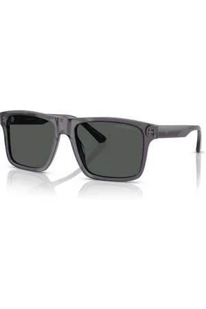 Emporio Armani Dark Grey Smoke Sunglasses