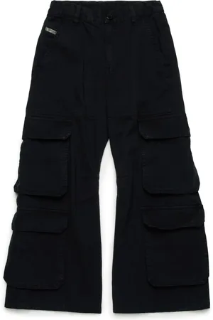 Diesel Trousers, male, , 16 Y, Cargo Trousers with wide fit