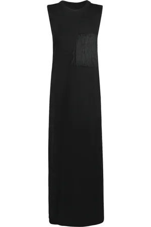 ALYSI Maxi Dresses, female, , XS, Long Fringed Jersey Dress