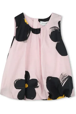 Marc Jacobs Floral Print Sleeveless Poplin Shirt