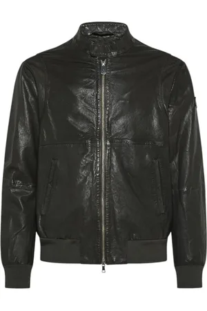Peuterey Leather Jackets, male, , M, Leather Jacket Tureia PPT