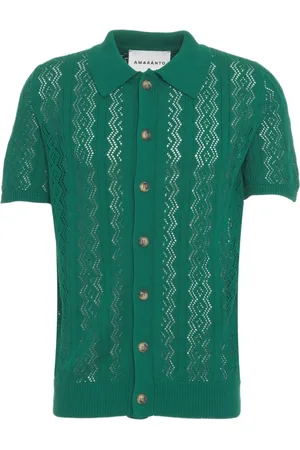 AMARANTO AMARÁNTO, Cardigans, male, , L, Knit Cardigan Short Sleeve