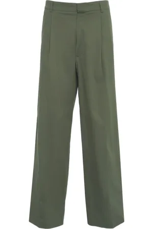 AMARANTO AMARÁNTO, Wide Trousers, male, , L, Pleated Wide Leg Trousers