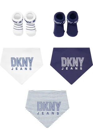 DKNY Sets, male, , 0 M, Chic Navy Baby Boys Bib Set