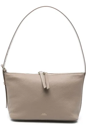 A.P.C. Shoulder Bags, female, , ONE SIZE, Grey Leather Shoulder Bag