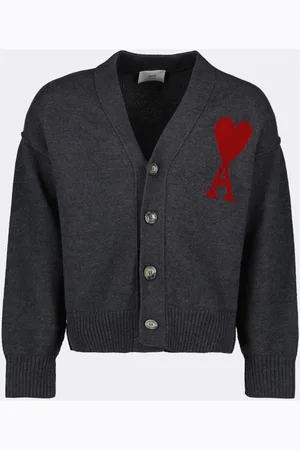 Ami Cardigans, male, , L, Heart Friend Cardigan Unisex