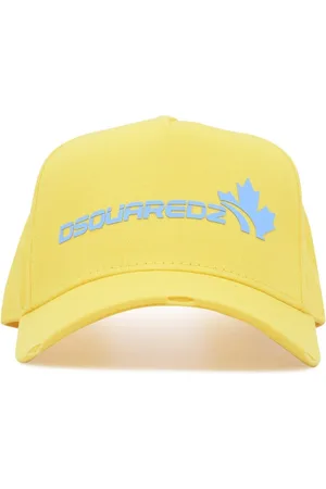 Dsquared2 Caps, unisex, , ONE SIZE, Distressed Cotton Maple Leaf Cap