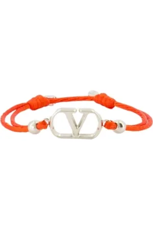 VALENTINO GARAVANI Bracelets, male, , ONE SIZE, Adjustable VLogo Cord Bracelet