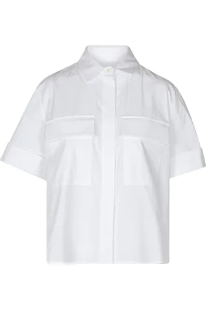SEMICOUTURE Poplin and organza shirt