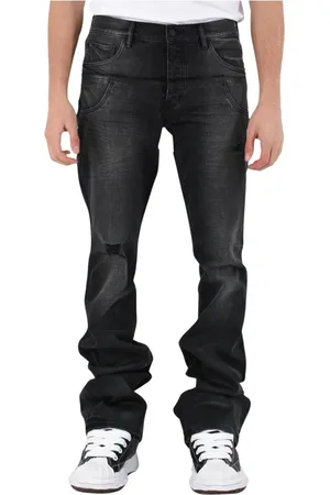 Purple Brand Slim-fit Jeans, male, , W33, Flare Skinny Jeans with Button Closure
