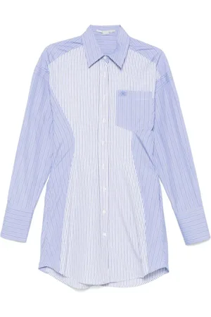 Stella McCartney Shirt Dresses, female, , XS, Striped Shirt Mini Dress