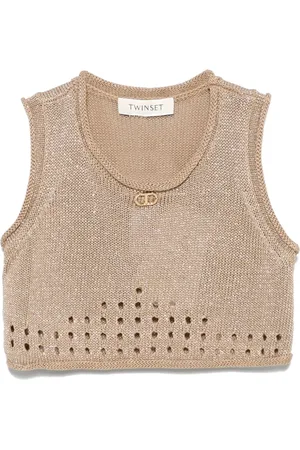 Twin-Set Sleeveless Tops, female, , 8 Y, Top with Style