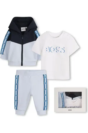 HUGO BOSS Sport Sets, unisex, , 6 M, Sporty Set Cardigan Trousers Shirt
