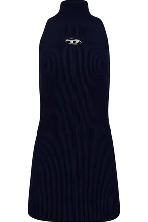 Diesel Ribbed Knit Sleeveless Dress