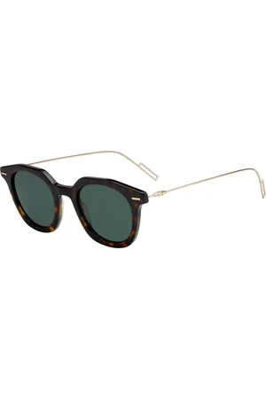 Dior Master Sunglasses Dark Havana Gold/Green