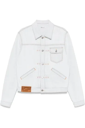 Bally Denim Jackets, male, , S, Button-Up Jacket with Pockets