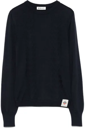 Bally Crew Neck Jumper Ribbed