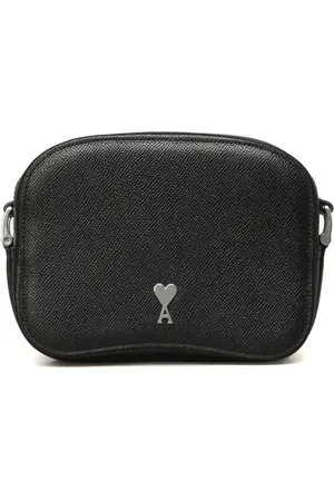 Ami Cross Body Bags, female, , ONE SIZE, Grained Leather Camera Bag with Lambskin Lining