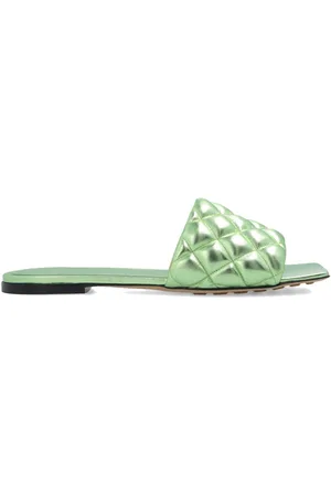 Bottega Veneta Sliders, female, , 3 UK, Padded Sandals in Calf Leather