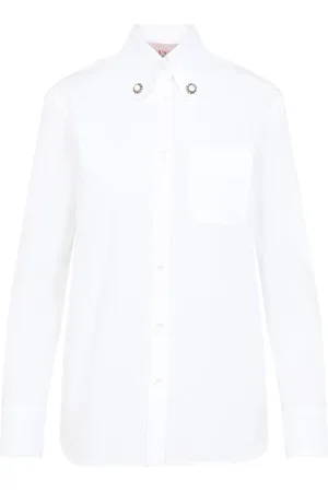 VALENTINO Shirts, female, , XS, Cotton Shirt Elegant Style