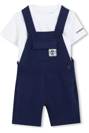 Timberland Jumpsuits, unisex, , 9 M, Cotton Sporty Set with T-shirt and Overalls