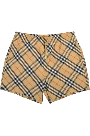 Burberry Short Shorts, male, , M, Vintage Check Swim Shorts