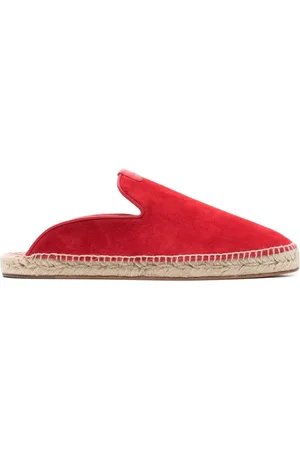 Lanvin Mules, male, , 10 UK, Braided Raffia Flat Shoes