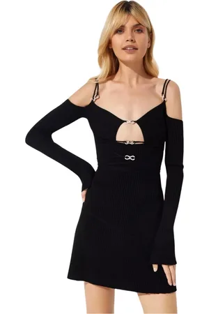 Mach & Mach Short Dresses, female, , S, Mini Dress with V-Neck