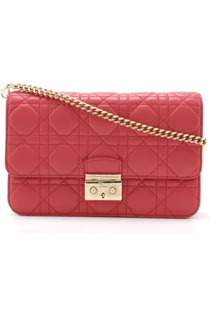 Dior Pre-owned Cross Body Bags, female, , ONE SIZE, Pre-owned Leather wallets