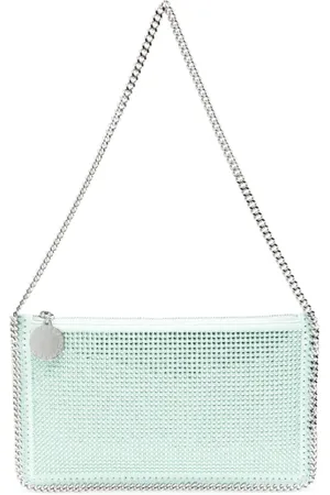 Stella McCartney Crystal Embellished Mint Handbag
